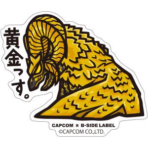 CAPCOM x B-SIDE LABEL Sticker - Monster Hunter: World - It's Gold [Goods]