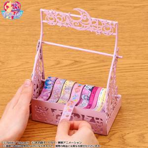Pretty Soldier Sailor Moon Masking Tape & Stand Set (Pink ver)  Bandai Premium Limited Edition [Goods]