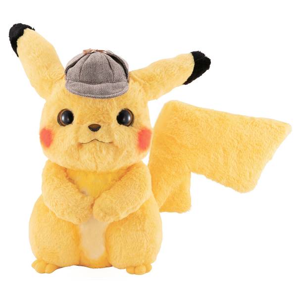 detective pikachu plush doll